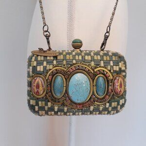 Mary Frances Beaded Mini Crossbody Bag